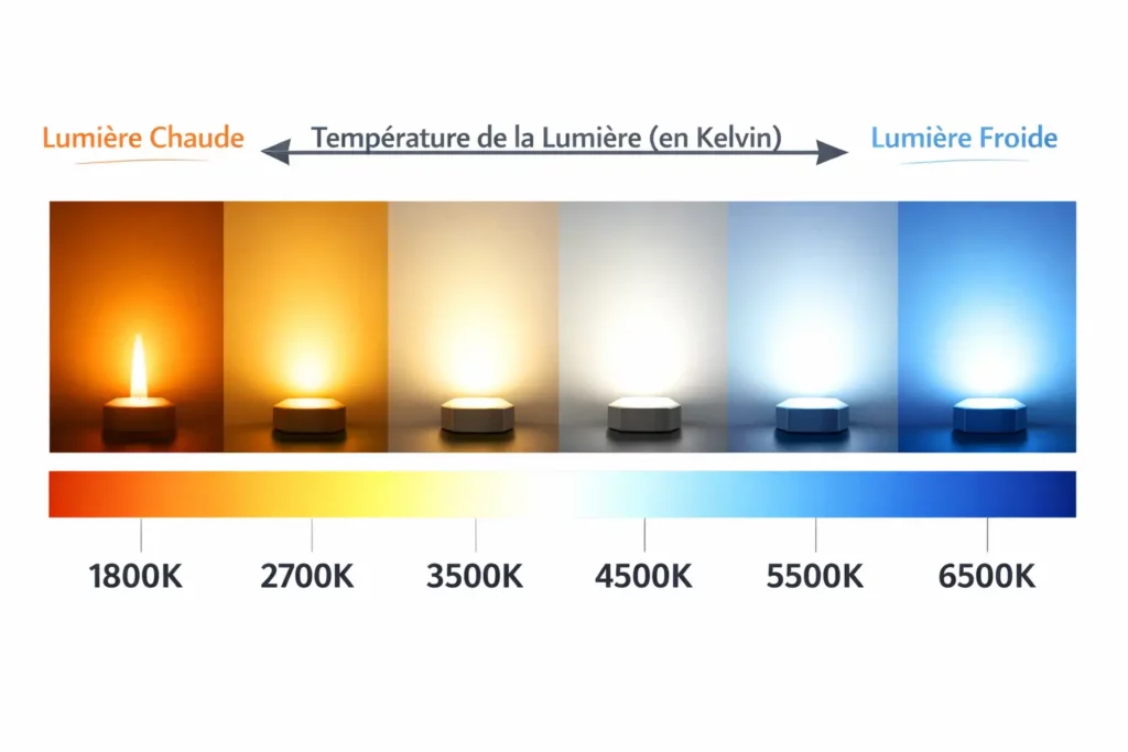 Chemins d'Intérieurs Rennes : aménager un espace de vie multifonction et Température lumière