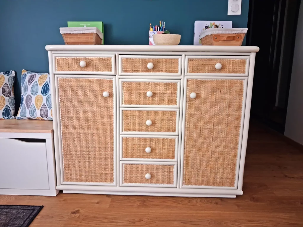 Idée décoration entrée - Meuble relooké